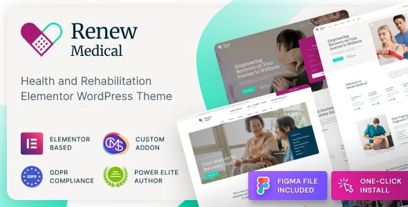 Renew Medical – Physiotherapy Rehabilitation Clinic Medical WordPress Theme