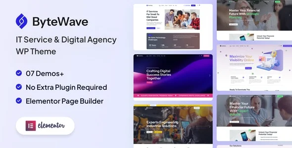 Bytewave – IT Services Digital Agency WordPress Theme